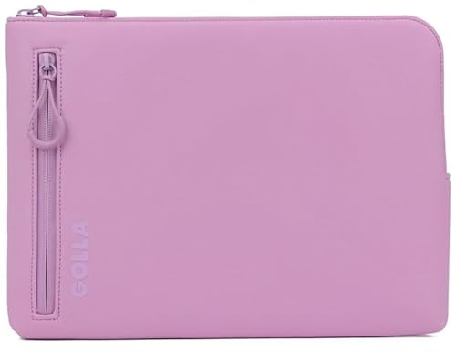 Golla Laptop Tasche/Wasserdichter Laptop Sleeve aus Neopren/Für MacBook, Asus und weitere Notebooks/Elegante Laptophülle/Reißverschluss mit Neoprenmantel / 14 Zoll/Pastel Lilac