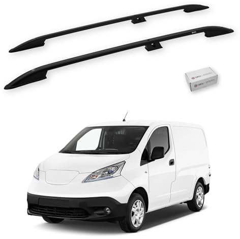 TURTLE Für Nissan Nv200 2009-2024 Crown Dachreling | SCHWARZ