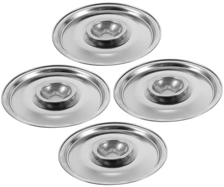 MAGICLULU 4 Mini-topfdeckel: 14 Cm Große Edelstahldeckel Für Gewürztöpfe – Auslaufsicher Und Wärmespeichernd Für Die Hausmannskost