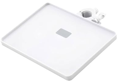 WINXMIN 1 Stück Mikrofonständer Mikrofon Ständer, notenständer, mikrofon halterung, Ablage für Noten, ständer Mikrofonständer Zubehör, Halterung für Soundkartenfach, 22 * 16.5CM(Weiß)