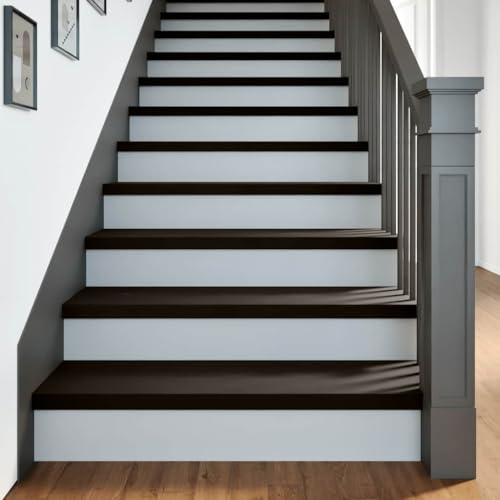Lumanois Gradini 2 pz Marrone Scuro 100x30x2 cm Legno Massello Rovere, Casa e Giardino,Forniture domestiche,Antiscivolo per Scale, 10.65kg-3283805