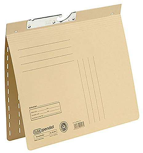 ELBA Pendelhefter, DIN A4, Manilakarton, 320 g/qm, chamois