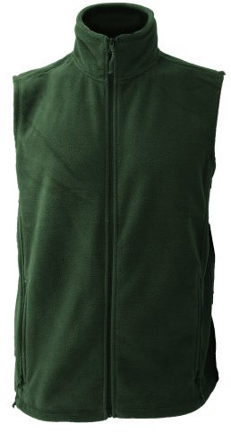 Jerzees Colour Fleece Gilet Jacket / Bodywarmer (XL) (Bottle Green)