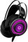 GameMax G200 Gaming Headset & Mic, RGB LED Lighting, 50mm Driver, Noise Cancellation, Self - Adjusting Headband, Compatible for PS4, Xbox One, PC & Mobile Phones | Black