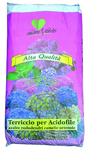 Vialca TERRICCIO ACIDOFILE - Ideale per Azalee RODODENDRI CAMELIE ERICHE (LT.20)