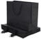 Qchomee10 x Paper Gift Bags Large Party Bag Kraft Bags with Handle Reusable Carrier Bag Tote Bag Preirthday Wedding Christmas Party Shopping Baby Shower Bridal Shower10Pcs Black Paper Bags Size L