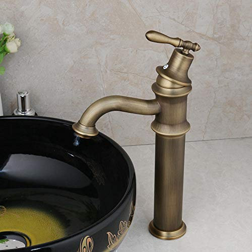 Salle de bains robinets de laiton anti-lait pivotant piste monté sur pont monocon poignée mélangeur salle de bain robinet de salle de bain robinet