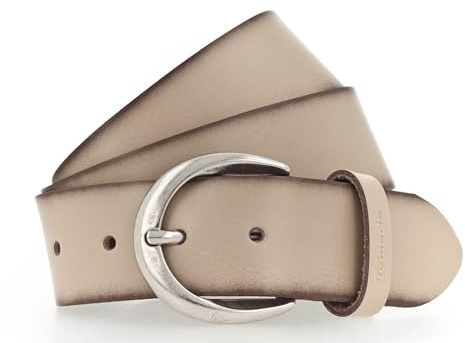 Tamaris Gürtel Essential Classics TB0011L07 Damen Gürtel Uni hellbeige 0605