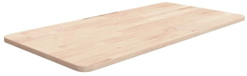 vidaXL Encimera de Baño Lavabo Tablero Superficie Tocador Mesa Centro Mesita Cocina Comedor Salón Sala de Estar Madera Maciza sin Tratar