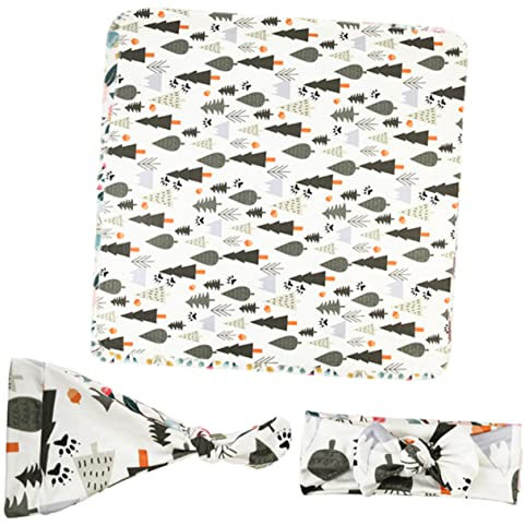 AOKWAWALIY 1 Satz Stretchwickel Baby erhält Windeln Wickelset für Babys Baby erhält Wickeldecke Wickelsack Babywindeln Drucken Wickeln Suite einstellen neugeboren in Tuch gehüllt Polyester