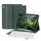 KVTVOU Keyboard Case for iPad Air 11 Inch 2025/2024 (M3/M2, 7th/6th Gen), iPad Air 5th /4th Generation 2022/2020 10.9 Inch, Magnetic Wireless Keyboard, Ultrathin Case with Pencil Holder, Dark Green