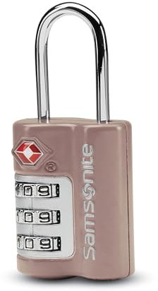 Samsonite 91160-9062 Accesorios de seguridad y cerradura de viaje aprobados por la TSA, rosa polvorienta