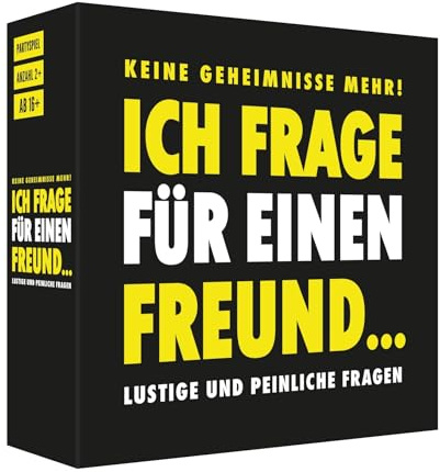 Kylskapspoesi AB Ich Frage für einen Freund, 14.1 cm x 4.3 cm x 14.1 cm, Schwarz