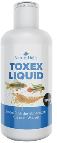 NatureHolic Crusta ToxEx – Wasseraufbereiter für Aquarium – Macht Leitungswasser Garnelen- & fischgerecht, entfernt Schwermetalle & Schadstoffe, schützt Kiemen & Schleimhäute, 250 ml