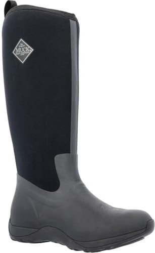 Muck Boots - Arctic Adventure stivali di gomma da donna, Nero (Black (Black)), 41 EU