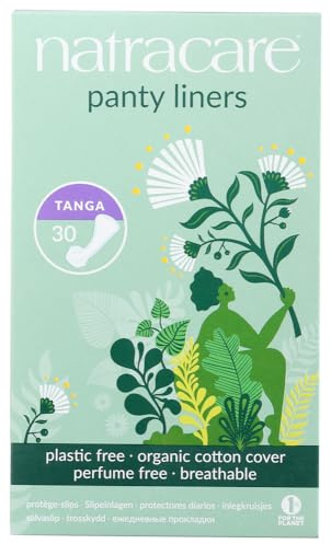Natracare Natural Organic Thong Style Panty Liners - 30 Pads