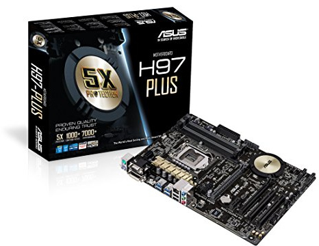 Asus 90MB0IN0-M0EAY0 H97-PLUS Mainboard Sockel 1150 (ATX, Intel Z97)