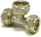 HDmirrorR EasyFIX T-Stück Schraubfitting Klemmringverschraubung DVGW für Mehrschichtverbundrohr T-Stück (16 mm)
