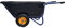 Kelberg Schubkarre 400L Schubkarre 250kg Luftreifen mit Stahlfelge 2 Rad 400-8 Gelb 6PR Luft Rad Garten Bauschubkarre Gartenschubkarre