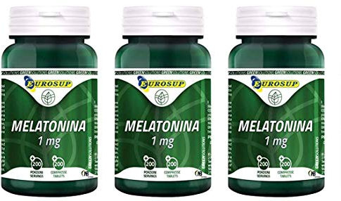 EUROSUP MELATONINA 200 CPR - TRE CONFEZIONI