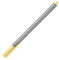 STAEDTLER 334-13 Fineliner triplus (ergonomische Dreikantform, hohe Qualität, superfeine Spitze, Linienbreite 0,3 mm, Set mit 10 Stück) vanille