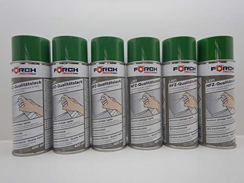 FORCH Traktor Trekker LANDMASCHINE GRÜN Lack LACKSPRAY Spray SPRAYDOSE 400ML (6)