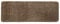 MIULEE Teppich Badematte Badezimmerteppich Bettvorleger rutschfest Badteppich Badvorleger Saugfähige Duschvorleger Waschbar Fussmatte für Wohnzimmer Schlafzimmer Badezimmer 45x120 cm Kaffee