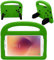 QiuKui Tab Funda para Samsung Galaxy Tab A A6 7.0 Pulgadas, Funda de Silicona a Prueba de Golpes para niños para Samsung Galaxy Tab A A6 7.0 Pulgadas 2016 SM-T280 SM-T285 (Color : Verde)