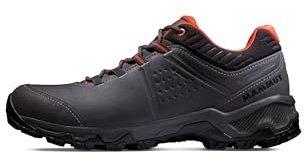 Mammut Mercury IV Low GTX Men | Wanderschuhe für Herren, Wasserdichte Trekkingschuhe, Outdoor Schuhe, Bergschuhe für Hiking, Gore-Tex Halbschuhe, Mit Vibram Sohle | Titanium-Hot Red, 12