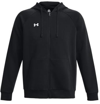 Under Armour Herren UA Rival Fleece FZ Hoodie, Fleece Zip Up Hoodie, weich gebürsteter Herren Pullover mit durchgehendem Reißverschluss