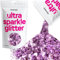 Hemway Ultra Sparkle Glitter - Lavender Purple | 100g Multi Size Metallic Flakes for Resin & Epoxy Crafts | Supplies for Tumblers, Festival, Hair, Face, Body, Eye & Nail Art Decoration