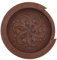LiebeWH Gitarre Schalllochabdeckung Acoustic Soundhole Cover Schallloch Abdeckung Silikon Staubdichte Weiche Schalllochabdeckung Standardgröße für Akustische Gitarren (Braun)