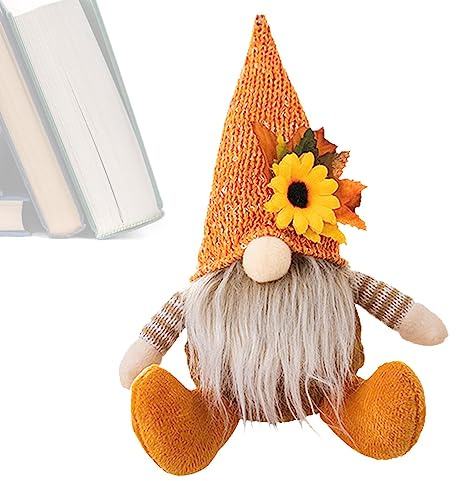 Ditanpu Fall Gonk Gnomes Plush Decorations, Gnomes Holiday Decor Ornaments Autumn Day, Gnomes Plush Stuffed Decor Ornaments For Tiered Tray Tabletop