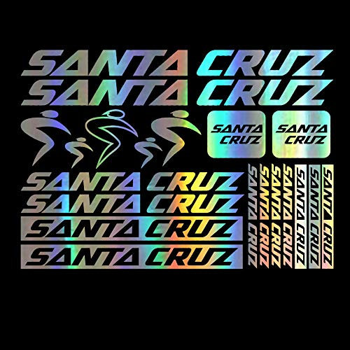 Car Sticker Compatible for Santa Cruz Vinyl Decal Kit for Bicycle Bike Bicycle Mtb Mount Bike Decoration Decal,30cm