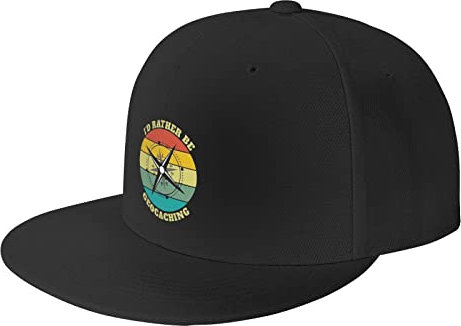 Baseballmütze Ich Würde Lieber Geocaching Betreiben Vintage Basecap Mit Schweißband Unisex Mütze Hip Hop Trucker-Kappe, Für Wandern, Frauen, Golf