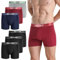 IGOLUMON Boxer Uomo in bambù Ultra Morbido Pacchetto da 6 Confortevoli Mutande Uomo Boxer Slip Senza Etichetta