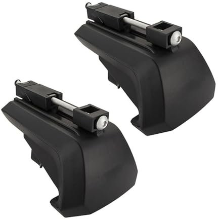 Offene Reling 2PCS Universal Paw Foot Auto Dach Racks Stange Crossbar En Installieren Halterung Klemme Verwent Für Fahrzeuge Mit Getrennt Gelänr Dachgepäckträger