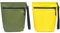 YUMQUA wasserdichte Reißverschlusstasche 2er-Pack, Mehrzweck wasserdichte Beutel Gear Tasche für Outdoor Reisen Strand Pool Angeln schmutzige Kleidung nasse Badeanzüge (Armee Grün+Gelb)