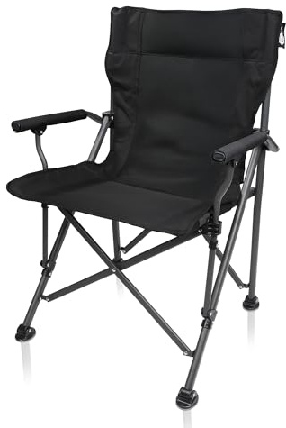 your GEAR Campingstuhl Pesaro - gepolsterter Faltstuhl mit 3D Mesh-Polsterung - TÜV geprüft: belastbar bis 160 kg
