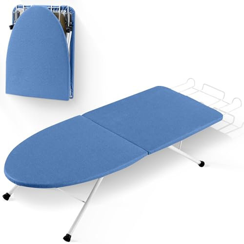 JUPPLIES - Tabla de Planchar Plegable Espacios Pequeños - Tabla de Planchar Portatil 80x30x10cm Desplegada - Mesa de Planchado Mini Antideslizante