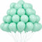Luftballons Geburtstag [100 Stück] • 30cm Premium Ballons aus 100% Naturlatex • für Luft und Helium • Deko Dekoration Kindergeburtstag Partydeko Party, Farbe: Mint