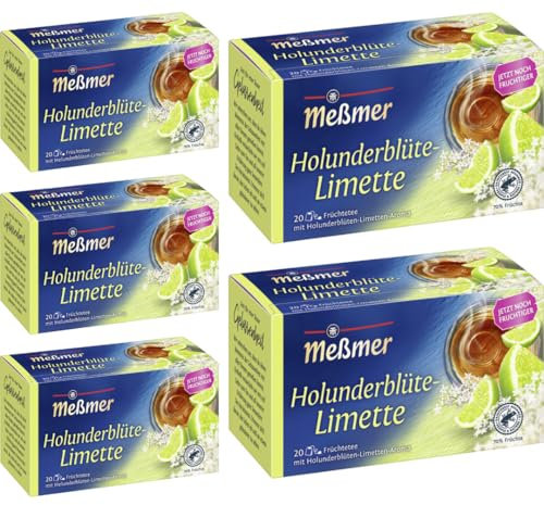 Meßmer Holunderblüte-Limette Tee 20 ST x 7 er Pack