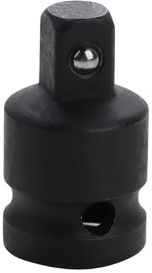 1/2 Inch Drive (F) x 3/8 Inch (M) Socket Reducer, 1/2 to 3/8 Socket Adapter Female to Male Impact Socket Adapter Half Inch to 3/8 Inch Adaptor 1/2 to 3/8 Adapter for Wrenches Breaker Bars Ratchets