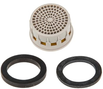tecuro Selbstreinigende PREMIUM Strahlregler Einsatz für M22/M24, Durchflussklasse A: 13,5-15,0 l/min, inkl. Dichtung