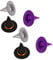 KOMBIUDA 6st Halloween Weinflaschen Set Weinflasche Dekor Mini Hexenhut Mützen Hexenhüte Weindeckel Miniflaschen Hexenhut Halloween-dekorationen Halloween-hexenmütze Filzstoff