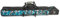 Aquantic Rutentasche für Brandungsruten, 3 Kammern, 145-155cm x 30cm x 27cm, mit Außentaschen und Tragegurten, Surfruten-Tasche (Rutentasche 165cm)