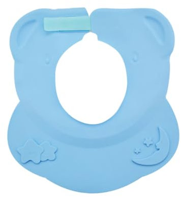 CRILSTYLEO Kinder-duschhaube Aus Silikon Mit Cartoon-design Verstellbar Schützt Augen Vor Shampoo Und Wasser Für Bad Oder Haarschneiden