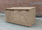 Jack Stonehouse Triple Wooden Bin Store | Large Outdoor Garden Wheelie Bin Storage for 3 Bins | Lift Lid | 218cm x 122cm (Natural)