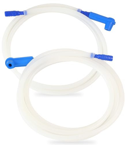 Zssxysm 2 Stück Bremsfluessigkeits Schlauch, Bremsflüssigkeit Schlauch Auto, Bremsenentlüfter Motorrad Hose, Bremsenentlüftungsgerät, Bremsen Entlüftungsgerät, 1.2M & 2M