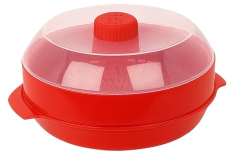 Dayysiuy Microwave Oven Steamer,Double-Layer Kitchen Heating Bowl - Microwave Food Steamer With Lid | for Home Dormitory Hotel Apartment Businesses Rental
